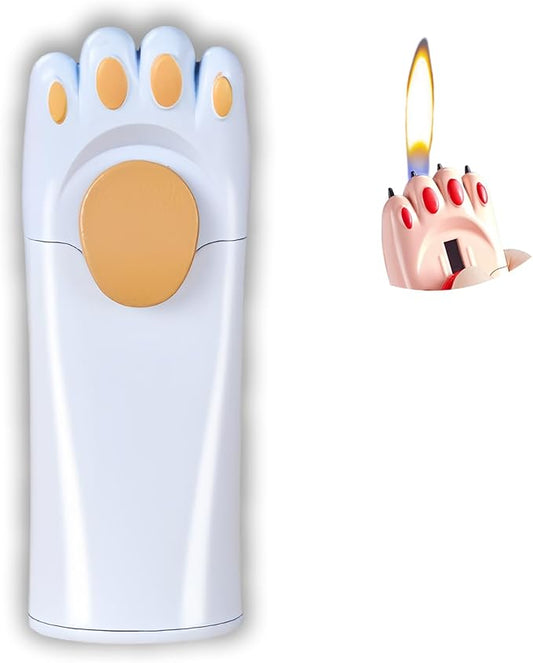 Cute Cartoon Animal Lighter Butane Refill, Pretty Aesthetic, Unique for Women Candles Gifts Camping BBQ (No Butane Fule) (15#)