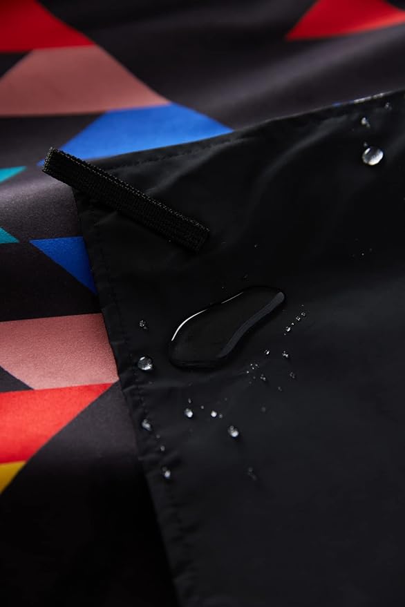 Nomadix Festival Blanket - Perfect for Picnics, Camping, & Lawn Seating - Plush Top & Water Resistant Base - Made with Post Consumer Recycled Materials - Cascades Multi - 60x70