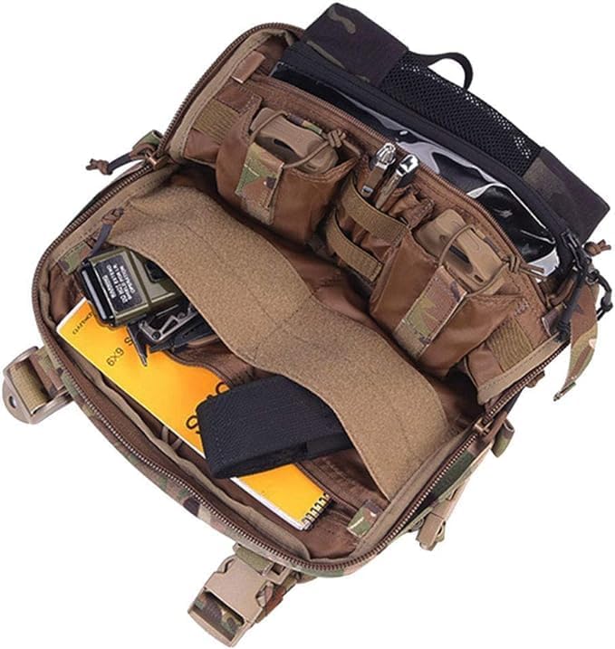 EMERSONGEAR Chest Pack Recon Kit Bag,Multi-Function Tool Pouch,Molle Vest Pouch Chest Bag for Men Tactical