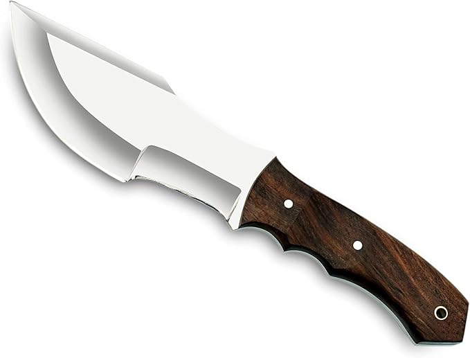 Poshland TR-178 Custom Handmade D2 Steel 12 Inches Tracker Knife (D2/Wood)