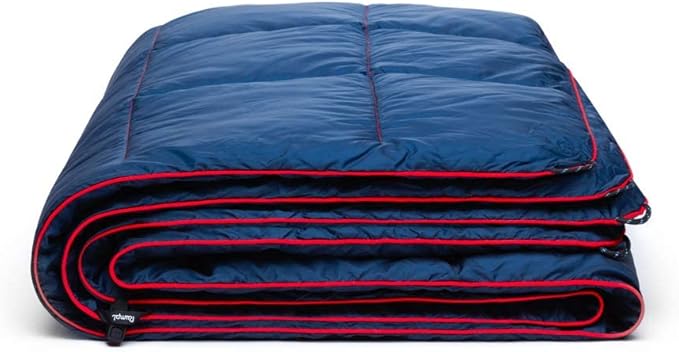 Rumpl The Down Blanket | Outdoor Down Camping Blanket for Traveling, Picnics, Beach Trips, Concerts | Deepwater, 2-Person