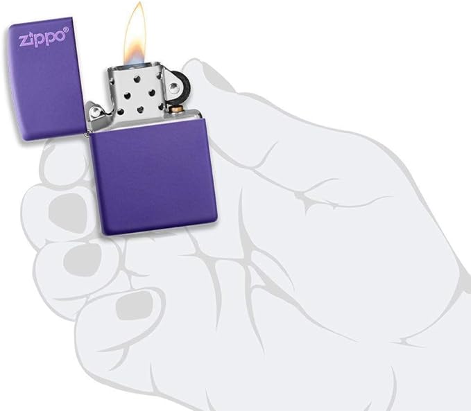 Zippo Purple Matte Pocket Lighter