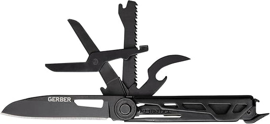 Gerber Gear Armbar Scout 7-in-1 Multi-tool - 2.5" Plain Edge Blade, Hammer, Scissor, Saw - EDC Gear and Equipment - Green
