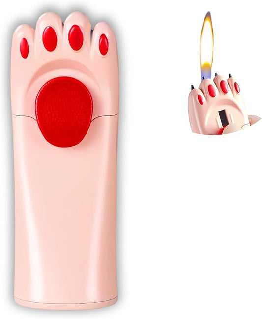 Cute Cartoon Animal Lighter Butane Refill, Pretty Aesthetic, Unique for Women Candles Gifts Camping BBQ (No Butane Fule) (14#)