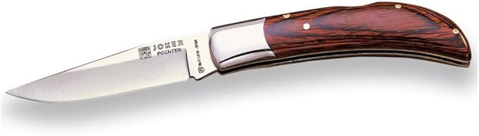 Joker Handmade Sports Pocket Knife Pointer NR06, Stamina, Blade 3.54 inches MOVA, Fishing Tool, Hunting, Camping and Hiking