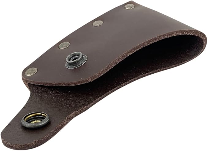 Hatchet Blade Cover Handmade from Full Grain Leather - Protector Case Cover, Small Axe Blade Safety Sleeve, Camping Accessory, Lumberjack Outdoor Essentials