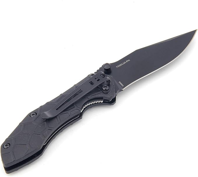 Sanrenmu 7030LUI-PH Liner Lock Pocket Folding Knife 8CR14Mov Blade Environmentally Friendly PA66 + GF Handle