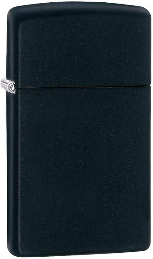 Zippo Slim Black Matte Pocket Lighter