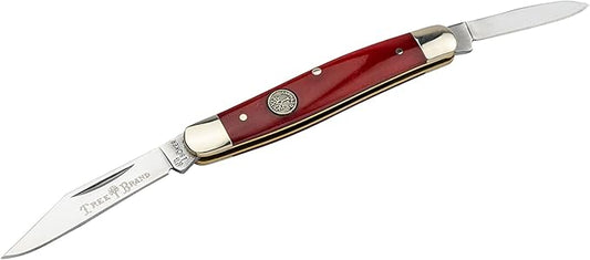 Boker Small 2 Inch Pocket Knife, Smooth Red Bone, Traditional Series 2.0, Made in Germany