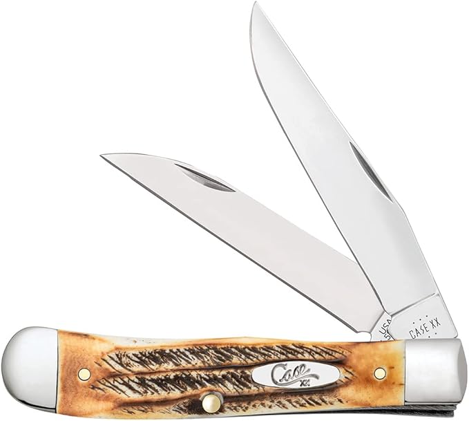 Case XX WR POCKET KNIFE 6.5 BONESTAG® TRAPPER, ITEM 65329, LENGTH CLOSED 4 1/8 INCH (6.5254W SS)