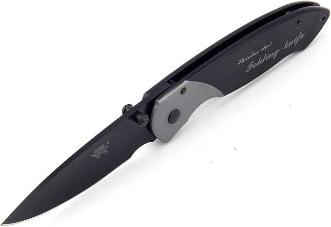 7023 Frame Lock Pocket Folding Knife Stainless Steel Blade Handle