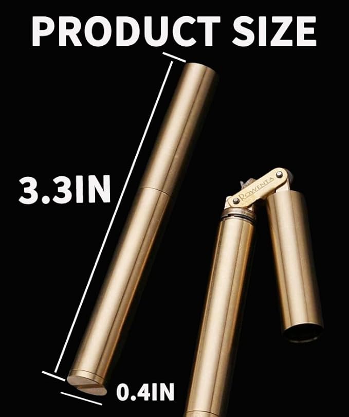 Cool Embossed Design Kerosene Wheel Lighter Refillable Eco-Friendly, Vintage Dazzling & Ultra-Cool, Unique for Men Candles Gift Camping BBQ (No Kerosene) (18#)