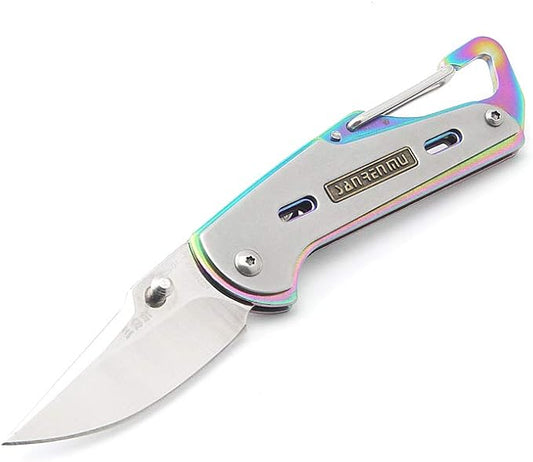 Sanrenmu 6070RUX-SK 6070RUX-SX 6070RUX-SZ Mini Pocket EDC Folding Knife Grey Handle