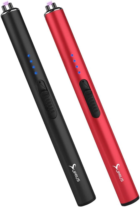 SUPRUS Electric Lighter Arc Windproof Flameless USB Lighter Rechargeable Lighter with Safety Lock