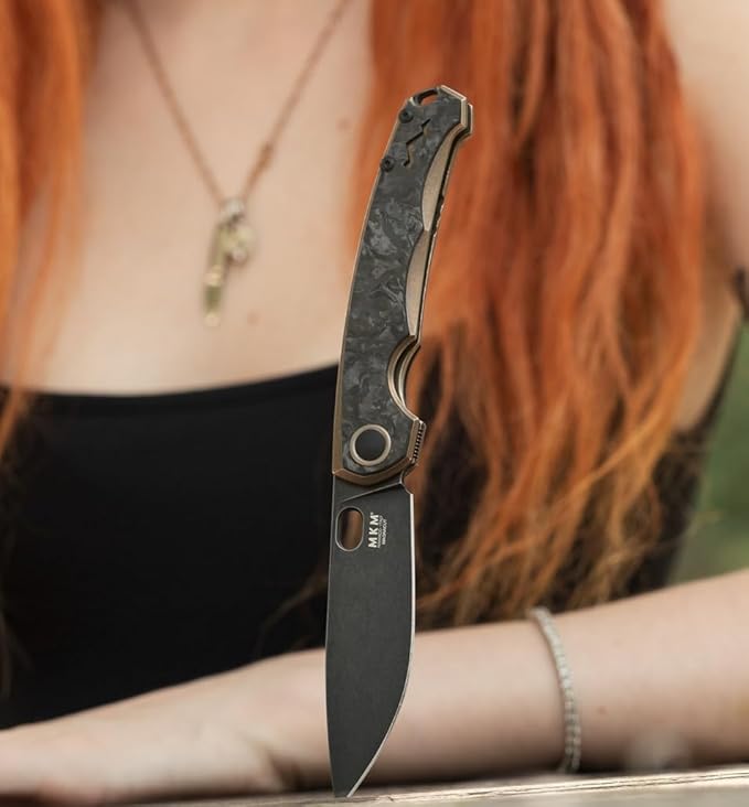 ECLIPSE Folding Pocket Knife, Vox Design, Lightweight Liner Lock