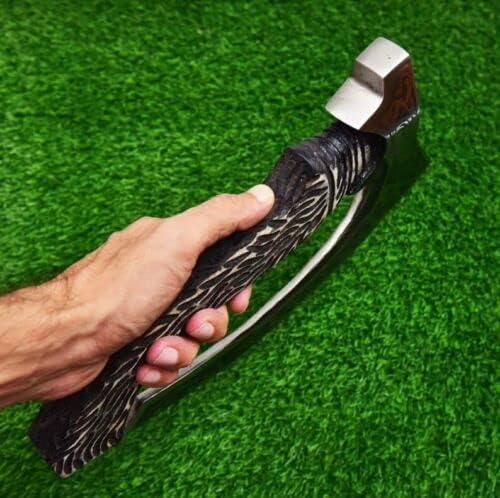 Handmade Pizza Axe | Pizza Slicer | Hand forged Viking Pizza Cutter| Camping Axe