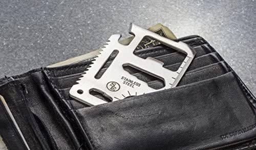 SE 11-Function Stainless Steel Survival Pocket Tools (Pack of 5) - MT908-5