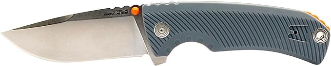 SOG Tellus FLK Daily Outdoor Full-Sized Frame Lock Folding Knives | GRN Handle | CRYO 440C Stainless Steel Blade | Reversible Pocket Clip