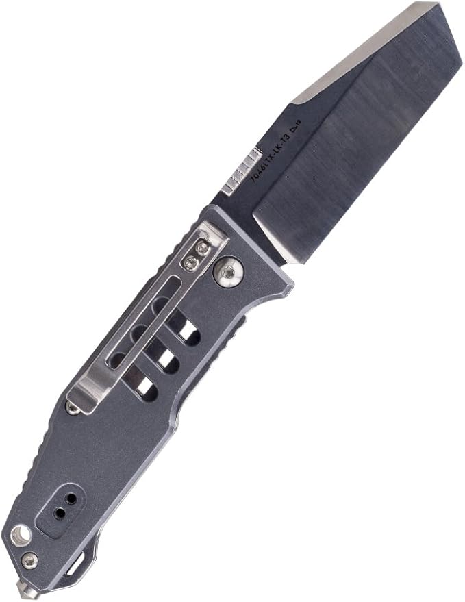 Sanrenmu 7046 Folding Knife multifunction tools knife Aluminum Handle (7046LTX-LK-T3)