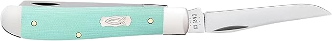 Case Cutlery CA18101: Mini Trapper Seafoam Green