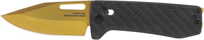 SOG Ultra XR Everyday Carry Slimline Ambidextrous CRYO CPM S35VN Stainless Steel Folding Knives | Titanium Pocket/Money Clip