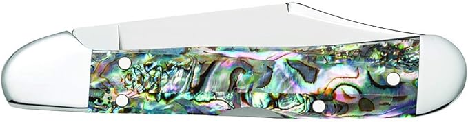 Case WR XX Pocket Knife Abalone Mini Copperlock Item #12020 - (81749L SS) - Length Closed: 3 5/8 Inches