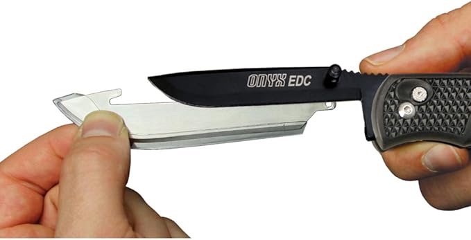 Outdoor Edge Cutlery Corp Onyx EDC Knife, Black