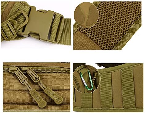 HUNTVP Tactical Military Sling Pack Chest Daypack Molle Backpack Shoulder Bag