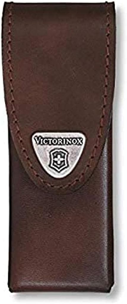 Victorinox 4.0822.L Leather-Pouch for SwissTool Spirit, Brown, 27 cm