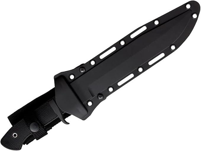 COLD STEEL OSS 8.25" Japanese AUS8A Clip Point Blade 5.125" Kray-Ex Handle Tactical Outdoor Hunting Fixed Blade Knife w/Secure-Ex Sheath