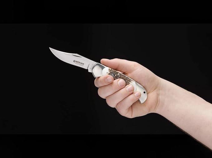 Boker 113004ST Pocket Knife with 3 3/8 in. 440C Stainless Steel Blade