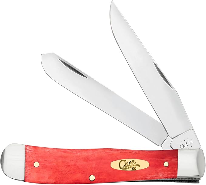 Case Cutlery CA10760: Trapper Dark Red Bone