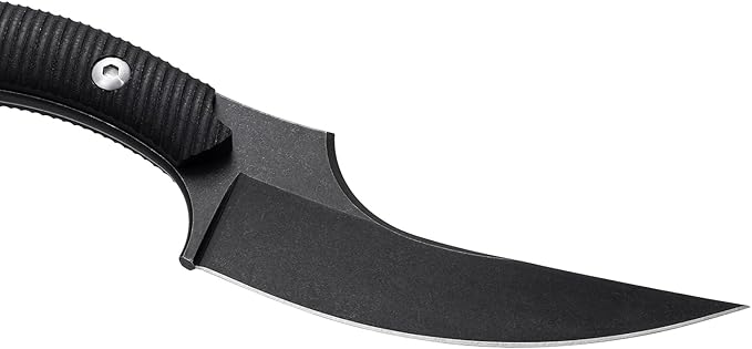 Outdoor survival claw tactical knife D2 steel blade and G10 steel handle sharp fixed blade with sheath