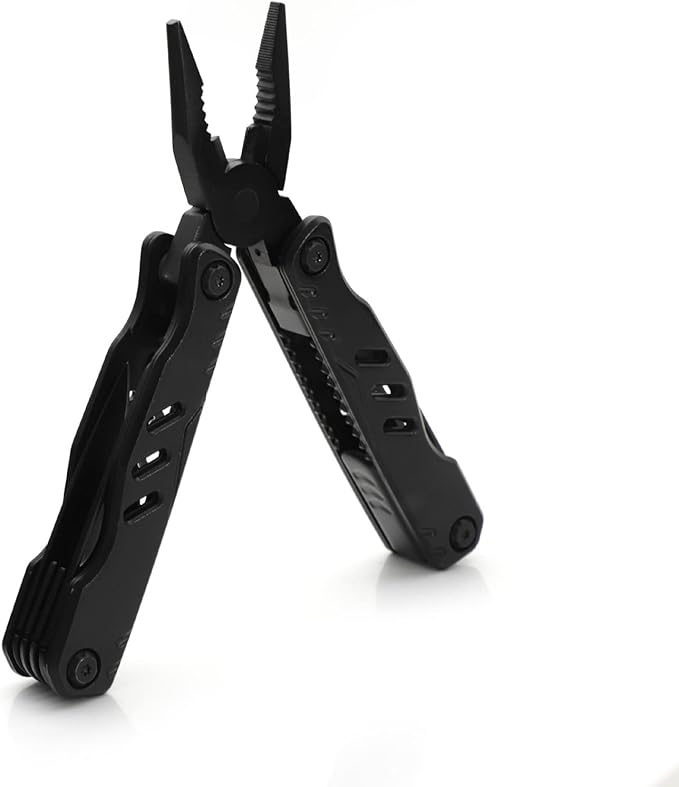 All In One Tool Multi-tool 13-in-1 Multitool Needle Nose Plier, Stripper, Wire Cutter,Bottle Opener,Can Lifter,Cross Screwdriver,Saw Blade For Outdoor, Survival, Camping, Hunting and Hiking