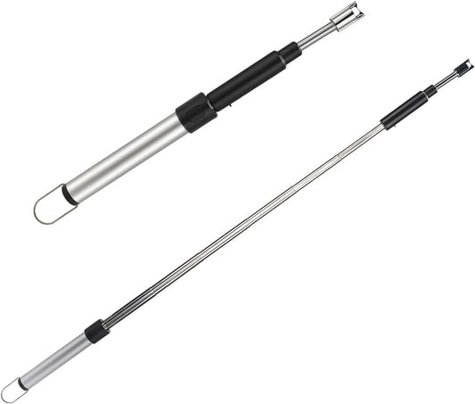 Long Lighter, Retractable Electric Lighters, Lgnition Port Can be Rotated 360°, Rechargeable via USB, lighters Suitable for Lighting Candles, barbecues, fireplaces, fire pits, etc