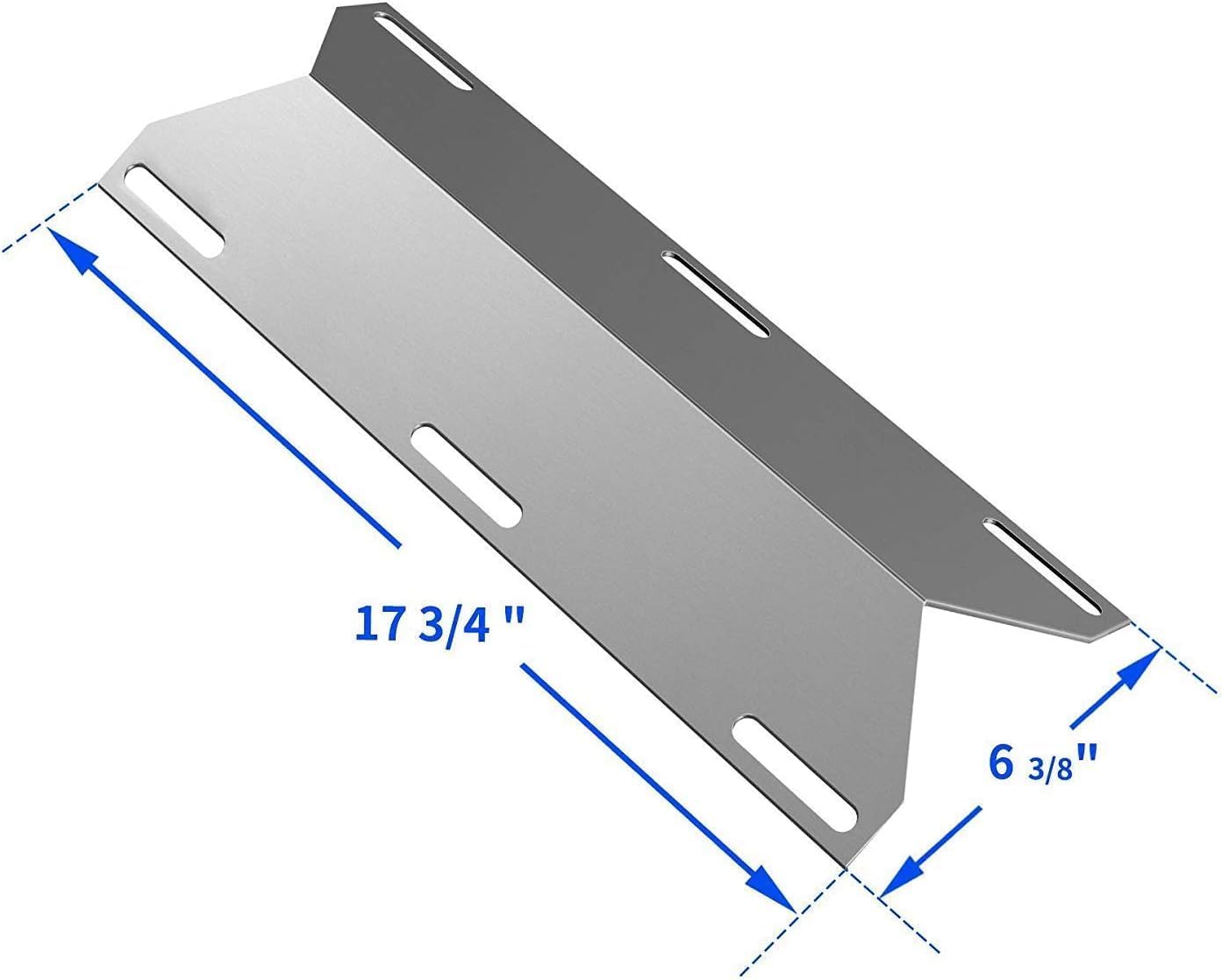 17 3/4” Stainless Steel Heat Plate and 19.25" Cooking Grids for Jenn Air 720-0336,720-0337,720-0511, 720-0512, 720-0339 Gas Grill,Grates Replacement For JennAir Grill
