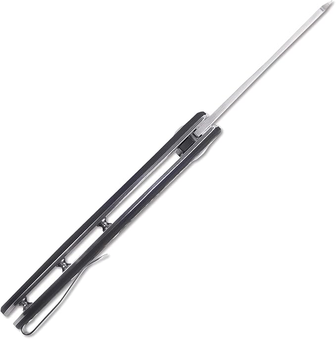 Kizer Pocket Knives, Sheepdog XL C01C Folding Knife with Clip, Tactical Survival Knife with G10 Carbon Fiber Handle, EDC Hunting Knife V5488C3