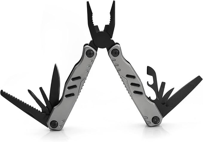 All In One Tool Multi-tool 13-in-1 Multitool Needle Nose Plier, Stripper, Bottle Opener,Can Lifter,Trumpet Screwdriver,Cross Screwdriver For Outdoor, Survival, Camping, Hunting and Hiking