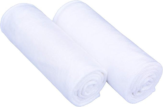 Home Gyms Towel for Men Women Microfiber Gym towels Cycling Workout Sweat Towel Set Quick Dry Exercise Sports Travel Towel Fast Drying 2-Pack (White x 2)