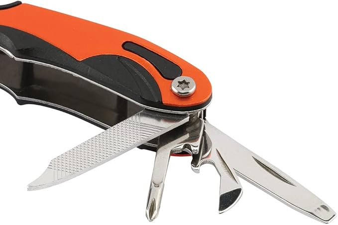 SWISS+TECH ST36019 12-in-1 Precision Multi-Tool, Stainless Steel Tools, Tool for Camping (Single Pack)