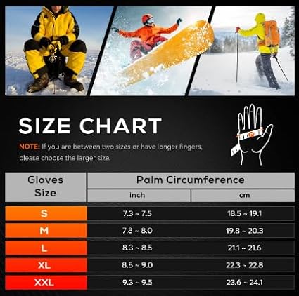 Heated Mittens Gloves for Women Men 7.4V 22.2WH Electric Rechargeable Waterproof Ski Gloves for Winter Work Skiing Snowboarding Hiking Fishing Camping