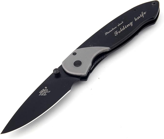 7023 Frame Lock Pocket Folding Knife Stainless Steel Blade Handle