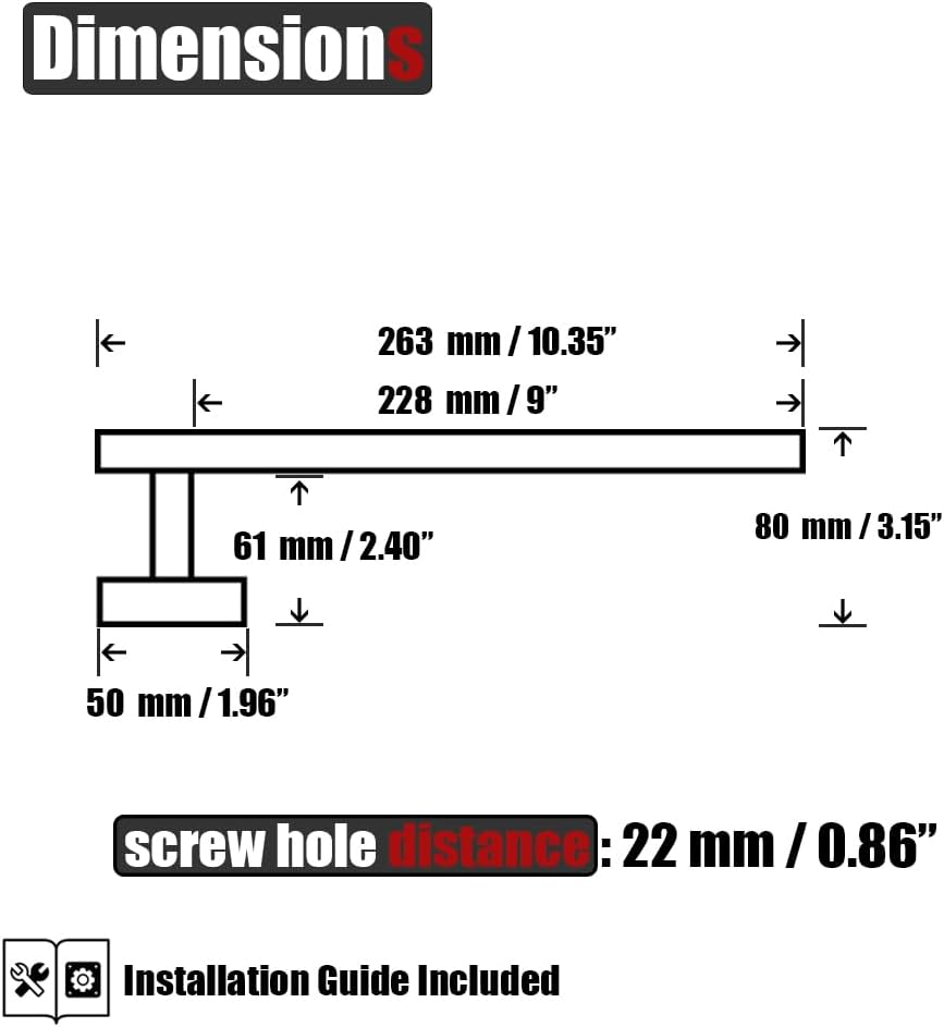 JQK Hand Towel Holder Towel Ring Oil Rubbed Bronze, 10 Inch Thicken 0.8mm 304 Stainless Steel Bathroom Hand Towel Bar, 9 Inch Useable Length Wall Mount Towel Rack Hanger, ORB, THH110L9-ORB