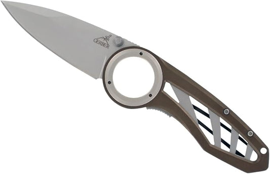 Gerber Gear Remix Folding Knife - 3" Fine Edge Pocket Knife - EDC Gear and Equipment - Camping and Hunting Tools - Gray