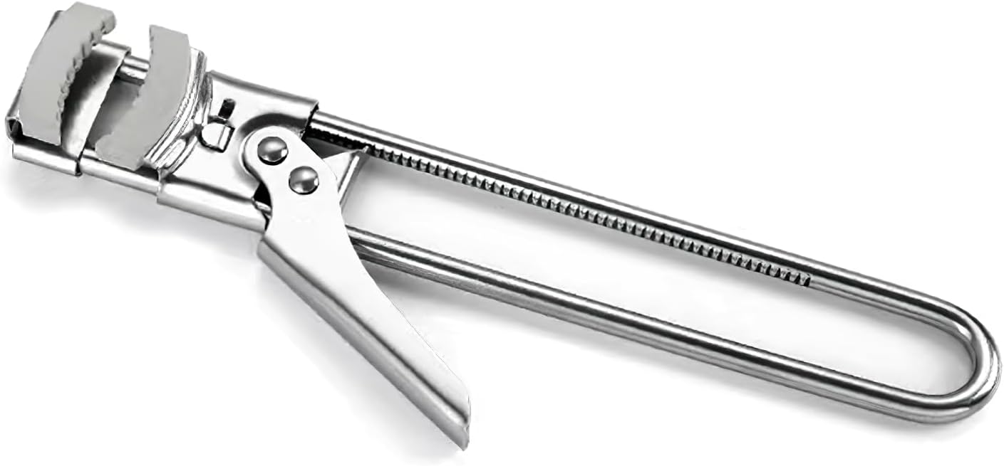 Jar Opener for Weak Hands, Adjustable Multifunctional Stainless Steel Can Opener Jar Lid Gripper With non-slip module, Removes Tight Jar Lid for Seniors with Arthritis, Manual, Kitchen Accessories