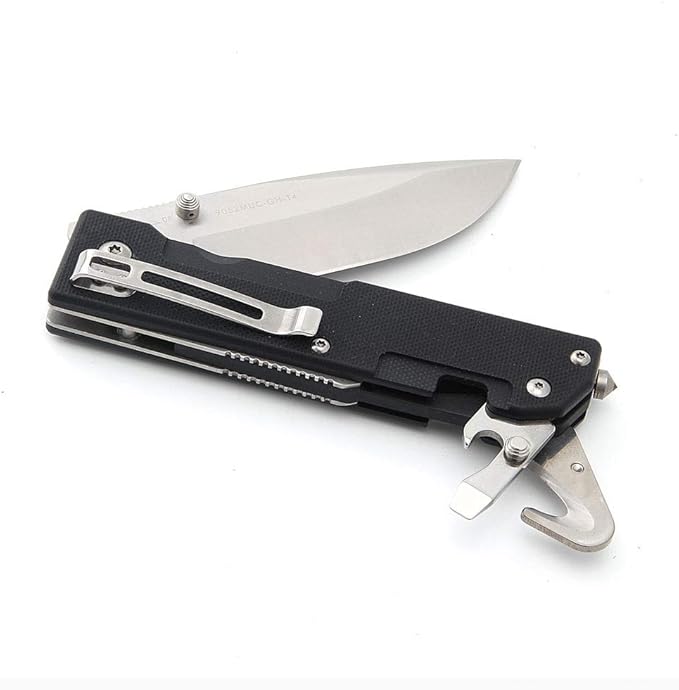 Sanrenmu 9052 MUC-GH-T4 Pocket Knife Tool - Black