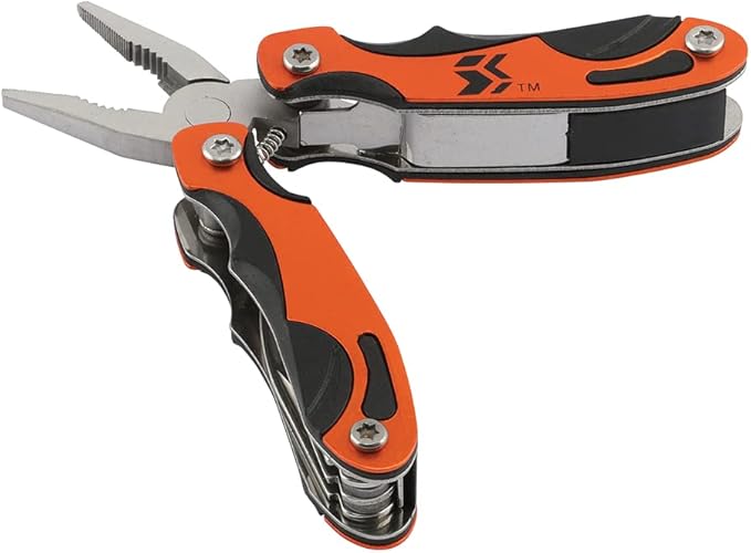 SWISS+TECH ST36019 12-in-1 Precision Multi-Tool, Stainless Steel Tools, Tool for Camping (Single Pack)
