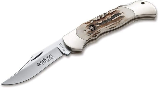 Boker 113004ST Pocket Knife with 3 3/8 in. 440C Stainless Steel Blade
