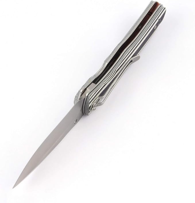 Sanrenmu 9055MUC EDC Frame Lock 8CR13MOV G10 Folding Pocket Knife