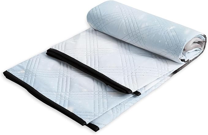 Outdoor Picnic Blanket Portable Ultrasonic Waterproof Picnic Mat 3D Penguins Printed Camping Beach Mat for Sand and Wet Grass Hiking (3D Penguins L)